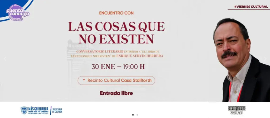 Conversatorio literario en torno a “El libro de las cosas que no existen”