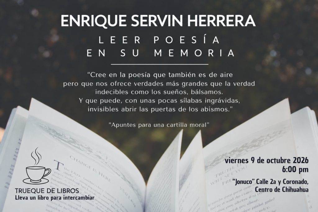 Leer poesía en su memoria
